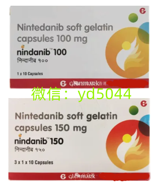 印度药尼达尼布特发性肺纤维化，肺癌，肺间质疾病